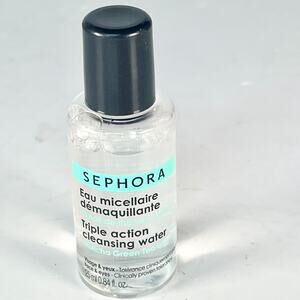 Sephora Triple Action Cleansing Water Matcha Green Tea Travel .84 fl oz 25ml New